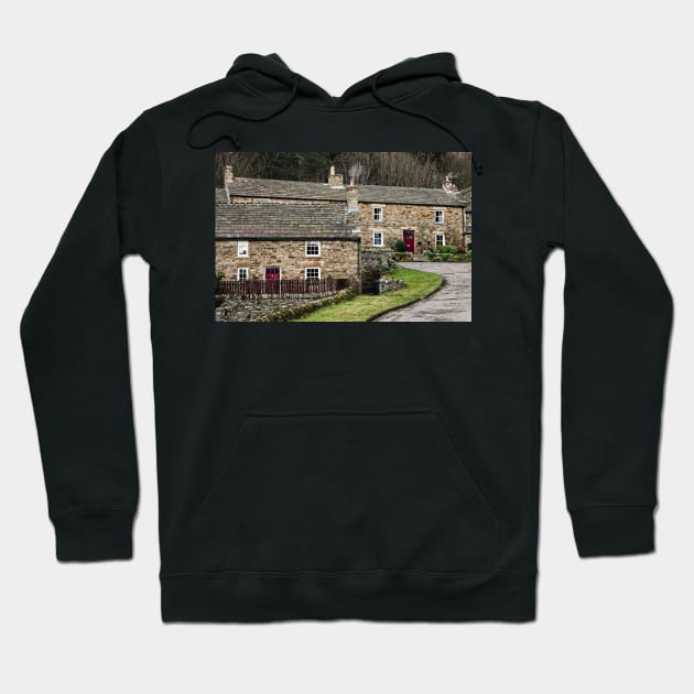 Stone Houses, Blanchland, Northumberland Hoodie by MartynUK